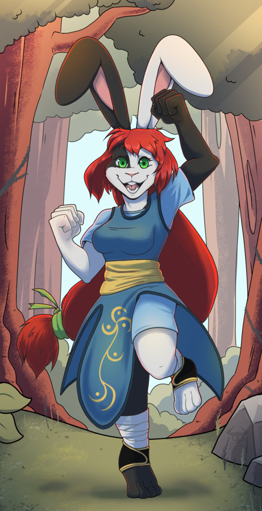 Female Rabbit Oc #151307 - safe, artist:blizzmaster, oc, oc only, lagomorph, mammal ...