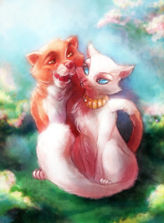 Size: 736x1000 | Tagged: safe, artist:drmistytang, duchess (the aristocats), thomas o'malley (the aristocats), disney, the aristocats, duo, female, male