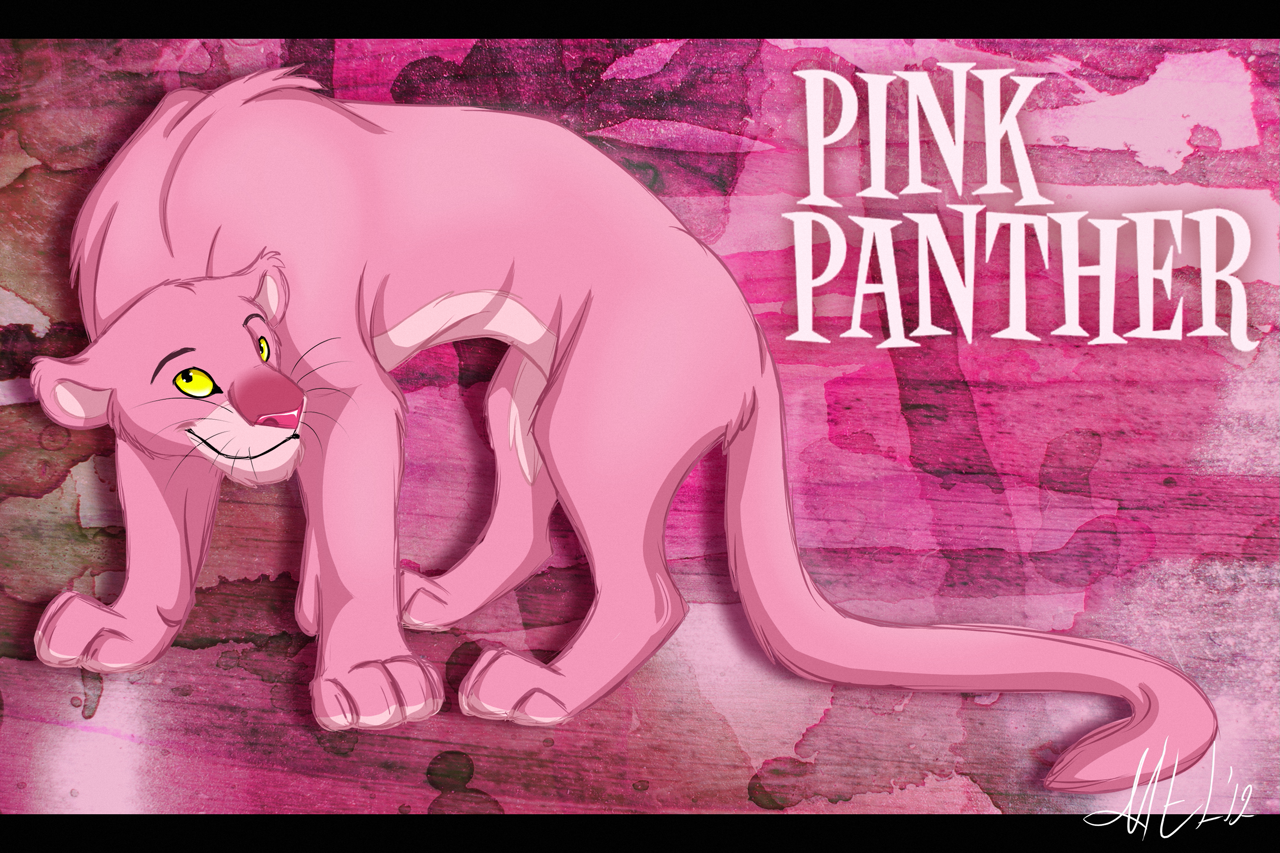 141377 - safe, artist:dj88, pink panther (the pink panther), big cat,  feline, mammal, feral, the pink panther, cigarette, ears, eyes closed, fur,  male, paws, pink body, pink fur, smoking, solo, solo male