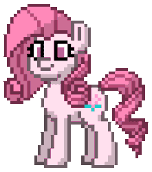 Size: 450x510 | Tagged: safe, artist:muhammad yunus, oc, oc only, oc:annisa trihapsari, earth pony, equine, fictional species, mammal, pony, feral, friendship is magic, hasbro, my little pony, animated, female, gif, hair, mane, mare, pony town, simple background, solo, solo female, tail, transparent background