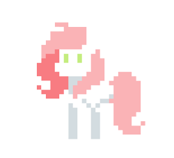Size: 616x563 | Tagged: safe, artist:sugar morning, oc, oc only, oc:sugar morning, equine, fictional species, mammal, pegasus, pony, feral, hasbro, my little pony, 2022, female, pixel art, simple background, solo, solo female, transparent background