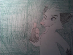 Size: 2048x1536 | Tagged: safe, artist:shadowpheon, heather (over the hedge), mammal, marsupial, opossum, dreamworks animation, over the hedge, one eye closed, pose, thumbs up, winking