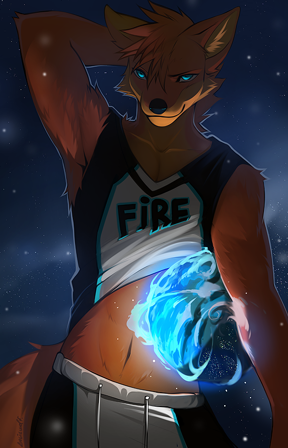 #157483 - safe, artist:angiewolf, canine, fox, mammal, anthro ...