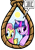 Size: 1000x1423 | Tagged: safe, artist:curtsibling, fluttershy (mlp), twilight sparkle (mlp), equine, fictional species, mammal, pegasus, pony, friendship is magic, hasbro, my little pony, 2016, dialogue, female, funny, mare, noose, not salmon, simple background, speech bubble, talking, talking to viewer, text, transparent background, wat