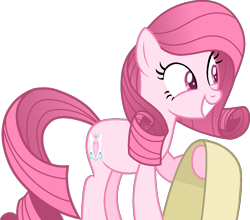 Size: 1123x990 | Tagged: safe, artist:muhammad yunus, oc, oc only, oc:annisa trihapsari, earth pony, equine, fictional species, mammal, pony, feral, friendship is magic, hasbro, my little pony, base used, female, grin, gritted teeth, hair, happy, mane, mare, medibang paint, pink body, pink eyes, pink hair, pink mane, pink tail, simple background, smiling, solo, solo female, tail, teeth, transparent background