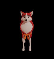 Size: 600x648 | Tagged: safe, artist:highwizard, jenna (balto), canine, dog, husky, mammal, feral, balto (series), 3d, 3d animation, animated, black background, commission, digital art, female, gif, questionable source, simple background, solo, solo female, turnaround
