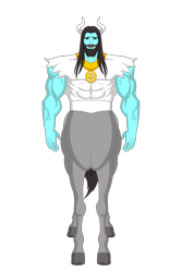 Size: 640x960 | Tagged: safe, artist:mrmusical1999, lord tirek (mlp), centaur, equine, fictional species, mammal, humanoid, taur, hasbro, my little pony, 2022, alternate universe, male, solo, solo male