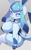 Size: 850x1378 | Tagged: suggestive, artist:shirokoma_bgl, eeveelution, fictional species, glaceon, mammal, anthro, nintendo, pokémon, big butt, blushing, breasts, butt, clothes, female, huge breasts, leotard, looking at you, looking back, looking back at you, solo, solo female, thick thighs, thighs, wide hips, witting
