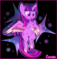 Size: 813x843 | Tagged: safe, artist:esmeia, twilight sparkle (mlp), alicorn, equine, fictional species, mammal, pony, feral, friendship is magic, hasbro, my little pony, 2018, female, mare, solo, solo female