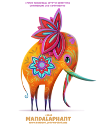 Size: 600x761 | Tagged: safe, artist:cryptid-creations, elephant, mammal, feral, 2020, 2d, ambiguous gender, looking at you, pun, side view, simple background, solo, solo ambiguous, ungulate, visual pun, white background