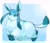 Size: 2601x2247 | Tagged: safe, artist:po_chf, eeveelution, fictional species, glaceon, mammal, feral, nintendo, pokémon, ambiguous gender, fat