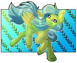 Size: 2000x1632 | Tagged: safe, artist:allyclaw, equine, fictional species, mammal, pegasus, pony, art fight, friendship is magic, hasbro, my little pony, artfight2022, blep, cute, tongue, tongue out, wings
