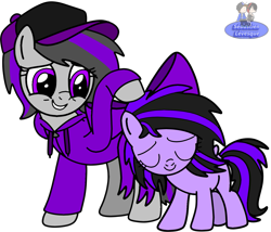 Size: 1505x1288 | Tagged: safe, artist:mrstheartist, artist:noi kincade, oc, oc only, oc:ruby belle, oc:viola love, equine, fictional species, mammal, pegasus, pony, feral, friendship is magic, hasbro, my little pony, daughter, eyes closed, female, filly, foal, mare, mother, mother and daughter, parent:oc: ponyseb 2.0, parent:oc:viola love, parents:oc x oc, parents:violaseb (oc), petting, simple background, transparent background, young