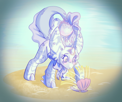 Size: 1000x833 | Tagged: safe, equine, fictional species, mammal, monster, pony, sea pony, undead, wither, art fight, hasbro, minecraft, my little pony, my little pony (g1), artfight2022, artwork, bloom, fighting