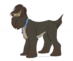Size: 1280x1074 | Tagged: safe, artist:faithandfreedom, afghan hound, canine, dog, mammal, feral, 2d, ambiguous gender, looking at you, simple background, solo, solo ambiguous, white background
