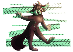 Size: 1000x711 | Tagged: safe, canine, fictional species, mammal, monster, undead, wither, wolf, anthro, art fight, minecraft, animal, artfight2022, artwork, bloom, fighting, horns