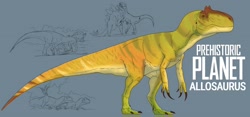 Size: 2048x962 | Tagged: safe, artist:lilburgerd4, oc, oc only, dinosaur, feral, ambiguous gender, solo, yellow body