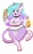 Size: 2536x4096 | Tagged: safe, artist:nexcoyotlgt, oc, oc only, oc:ivy (nexcoyotlgt), cat, feline, mammal, anthro, digitigrade anthro, 2022, breasts, clothes, corn, digital art, dress, drink, ears, eyelashes, female, fur, hair, holding, open mouth, pink nose, sharp teeth, shortstack, simple background, soda, solo, solo female, tail, teeth, thighs, tongue