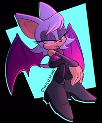 Size: 1828x2218 | Tagged: safe, artist:candycatstuffs, rouge the bat (sonic), bat, mammal, anthro, sega, sonic the hedgehog (series), female, solo, solo female