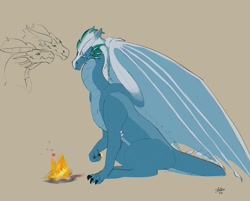 Size: 2048x1648 | Tagged: safe, oc, oc only, feral, dragon wings, male, solo, solo male