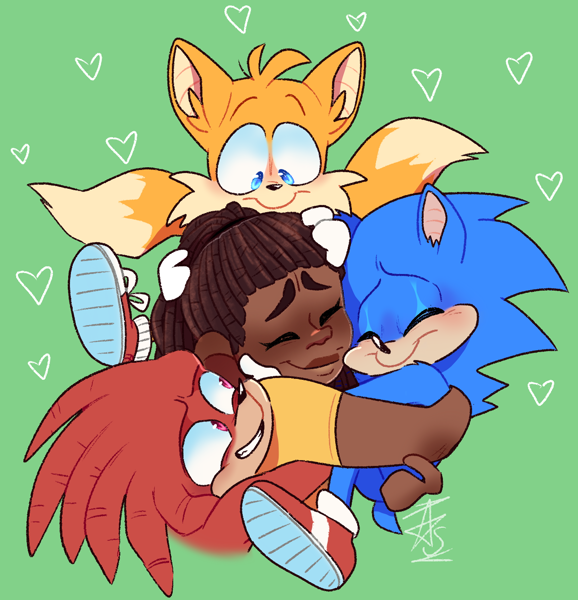 Human Knuckles X Rey Knuckles The Hedgehog Human Form