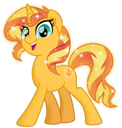 Size: 4343x4519 | Tagged: safe, artist:emeraldblast63, sunset shimmer (mlp), equine, fictional species, mammal, pony, unicorn, feral, friendship is magic, hasbro, my little pony, my little pony g5, spoiler:my little pony g5, 2023, absurd resolution, bridlewood spog, female, horn, mare, my little pony: tell your tale, simple background, tail, transparent background