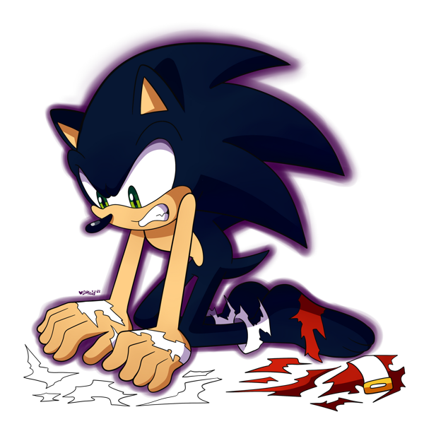 277151 - safe, artist:domesticmaid, sonic the hedgehog (sonic), hedgehog,  mammal, anthro, plantigrade anthro, sega, sonic the hedgehog (series), sonic  x, 2022, 3 toes, 5 fingers, angry, clothes, commission, dark sonic, green  eyes