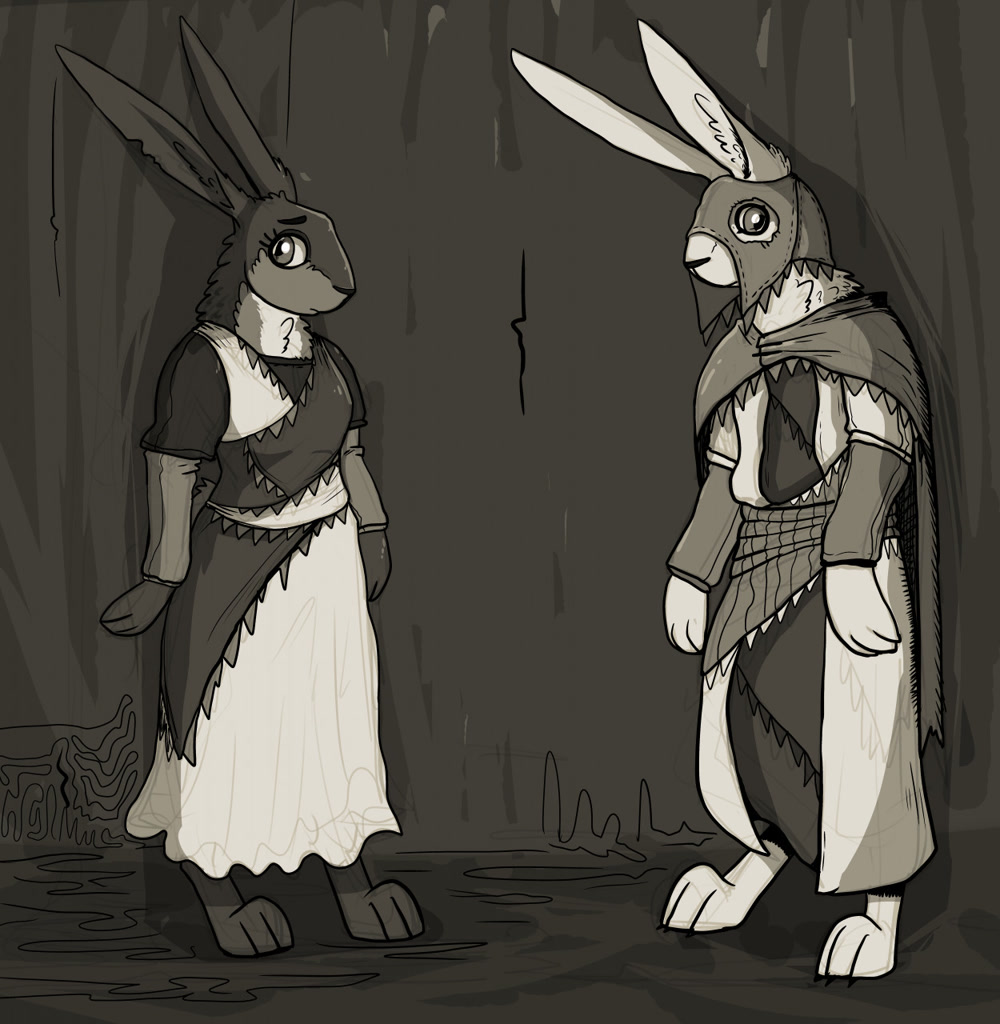 #280624 - safe, artist:garbagegarage, lagomorph, mammal, rabbit, anthro ...