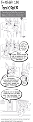 Size: 889x3234 | Tagged: safe, artist:forestdalecomic, hare, lagomorph, mammal, anthro, comic strip, father, father and child, father and son, female, group, husband, husband and wife, male, mother, mother and child, mother and son, son, trio, wife