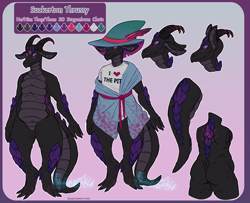 Size: 1400x1138 | Tagged: safe, artist:queerstalline-void, oc, oc:suckerton thrussy, dragonborn, fictional species, reptile, dungeons & dragons, artwork, cleric, drawing, fantasy, game, illustration, painting, profile, reference, reference sheet, side view, sketch