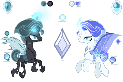 Size: 2904x1953 | Tagged: safe, artist:elementbases, artist:harmonyvitality-yt, oc, oc only, oc:forest edge, arthropod, changedling, changeling, changeling queen, equine, fictional species, mammal, pony, feral, series:my little pony: friendship magic never ends, friendship is magic, hasbro, my little pony, 2022, base used, biography, glowing, glowing horn, high res, horn, insect wings, magical parthenogenic spawn, male, next generation, offspring, parent:queen chrysalis (mlp), simple background, solo, solo male, transparent background, wings