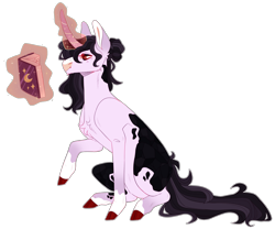 Size: 3427x2857 | Tagged: safe, artist:sleepy-nova, oc, oc only, oc:snowfall drift, equine, fictional species, mammal, pony, unicorn, feral, friendship is magic, hasbro, my little pony, 2023, book, chest fluff, female, fluff, glowing, glowing horn, hair, high res, horn, magic, mane, mare, simple background, solo, solo female, tail, telekinesis, transparent background