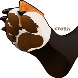 Size: 512x512 | Tagged: safe, artist:nogonip, oc, oc only, frito-lay, chips, doritos, food, paw fetish, paws, solo