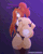 Size: 700x875 | Tagged: suggestive, artist:eipril, oc, oc only, oc:elisabeth (eipril), cat, feline, mammal, anthro, 2023, animated, butt, butt shake, easter, female, gif, rear view, solo, solo female