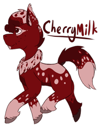Size: 1855x2337 | Tagged: safe, artist:lil_vampirecj, oc, oc only, earth pony, equine, fictional species, mammal, pony, feral, art fight, hasbro, my little pony, chest fluff, draw to adopt, dta, ear fluff, fluff, fur, hair, head fluff, mane, neck fluff, red eyes, simple background, solo, tail, tail fluff, transparent background