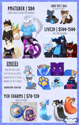 Size: 760x1200 | Tagged: safe, oc, canine, equine, feline, fictional species, mammal, pony, reptile, snake, wolf, hasbro, my little pony, animated, animated emote, bean, charm, chat pet, commission, custom charm, dragon protogen, emotes, furry commission, furry live2d, furry vtuber, gif, live2d, open species, open ych, paws, pngtuber, vtuber, vtuber commission, ych