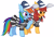 Size: 8848x5951 | Tagged: safe, artist:cyanlightning, rainbow dash (mlp), oc, oc:olivia yamakara, canine, equine, fictional species, fox, hybrid, kitsune, mammal, pegasus, pony, feral, friendship is magic, hasbro, my little pony, 2023, absurd resolution, blowing whistle, blushing, bottomwear, clothes, coaching cap, cute, dress, duo, duo female, female, females only, fox pony, gym teacher rainbow dash, hoofbump, ocbetes, puffy cheeks, rainblow dash, referee, simple background, skirt, sports, teacher, transparent background, vector, whistle, whistle necklace, wingless