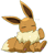Size: 960x960 | Tagged: safe, artist:tontaro, eevee, eeveelution, fictional species, mammal, feral, nintendo, pokémon, 2023, 2d, 2d animation, ambiguous gender, animated, blushing, casual nudity, complete nudity, cute, digital art, ears, emanata, eyes closed, fluff, fur, gif, hot, neck fluff, nudity, paw pads, paws, sitting, solo, solo ambiguous, tail