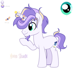 Size: 2800x2590 | Tagged: safe, artist:harmonyvitality-yt, artist:mint-light, oc, oc only, oc:moon shade, equine, fictional species, mammal, pony, unicorn, feral, friendship is magic, hasbro, my little pony, 2023, base used, high res, hooves, horn, horn ring, male, raised hoof, ring, simple background, smiling, solo, solo male, stallion, transparent background