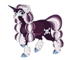 Size: 2900x2300 | Tagged: safe, artist:gigason, oc, oc only, oc:whisper, equine, fictional species, mammal, pony, unicorn, feral, friendship is magic, hasbro, my little pony, 2023, braids, female, hair, high res, hooves, horn, mane, mare, parent:oc:glitter gold, parent:oc:willing spirit, quadrupedal, simple background, solo, solo female, tail, transparent background, unshorn fetlocks