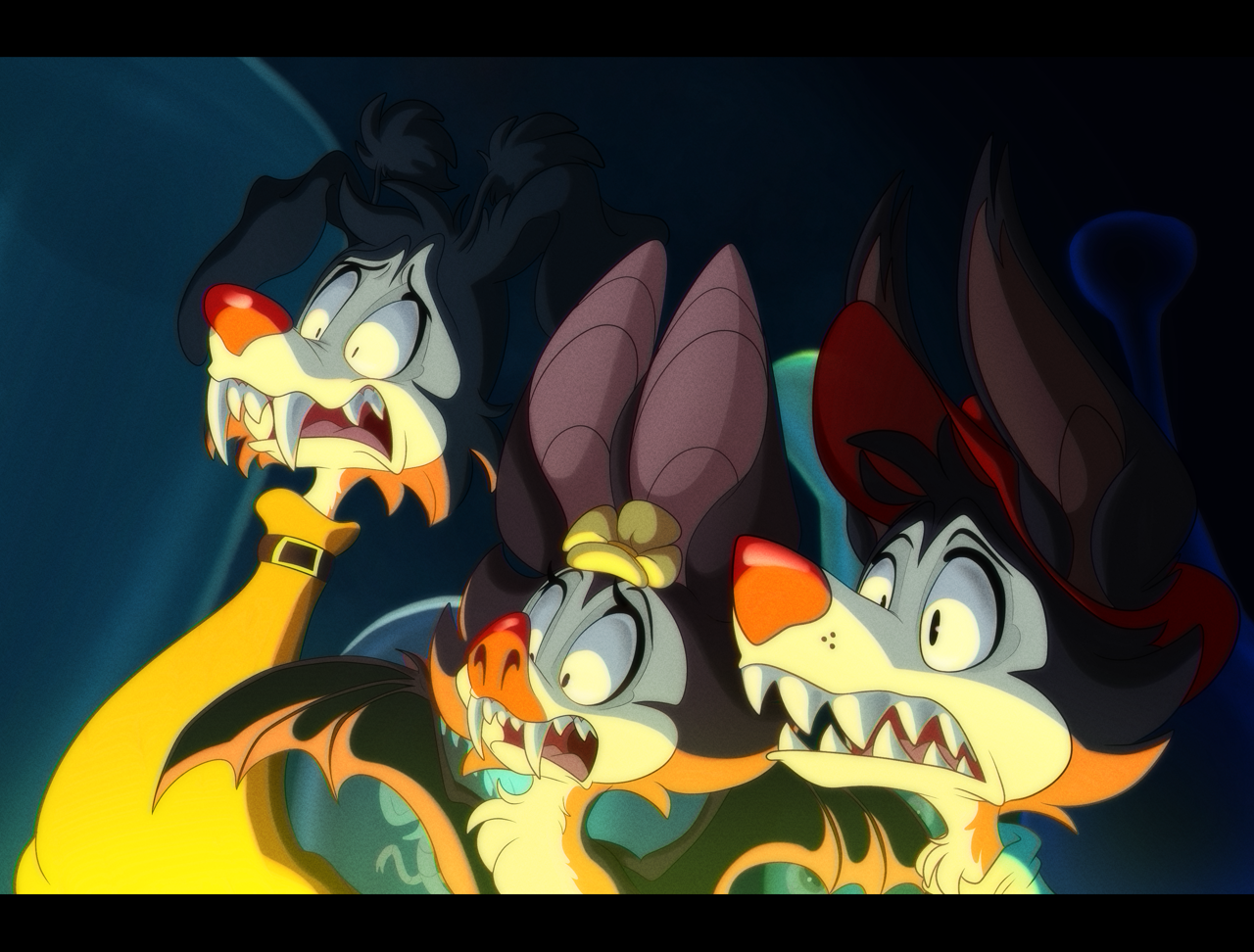 Antro Ditto #265083 - safe, artist:plaguedogs123, animaniac (species), bat, canine ...