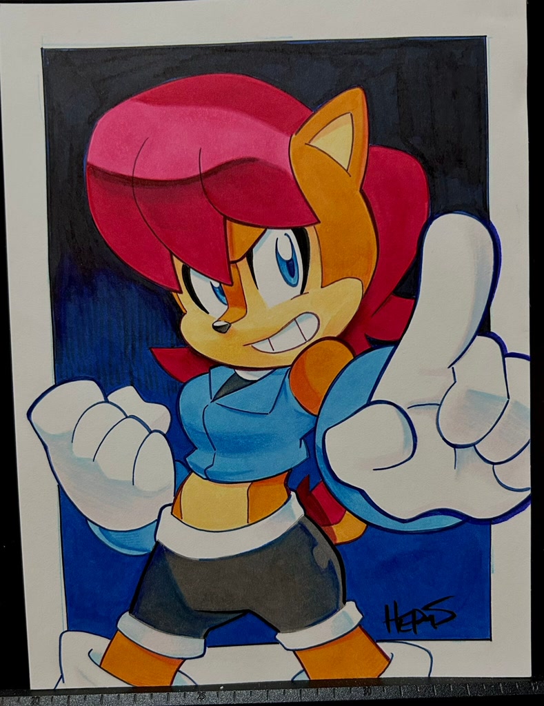#269571 - safe, artist:matt herms, princess sally acorn (sonic ...