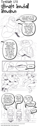 Size: 1082x3723 | Tagged: safe, artist:forestdalecomic, bird, bird of prey, cat, feline, hare, hawk, lagomorph, mammal, songbird, sparrow, anthro, 2024, comic strip, daughter, father, father and child, father and daughter, female, glasses, group, male, mother, mother and child, mother and son, round glasses, son