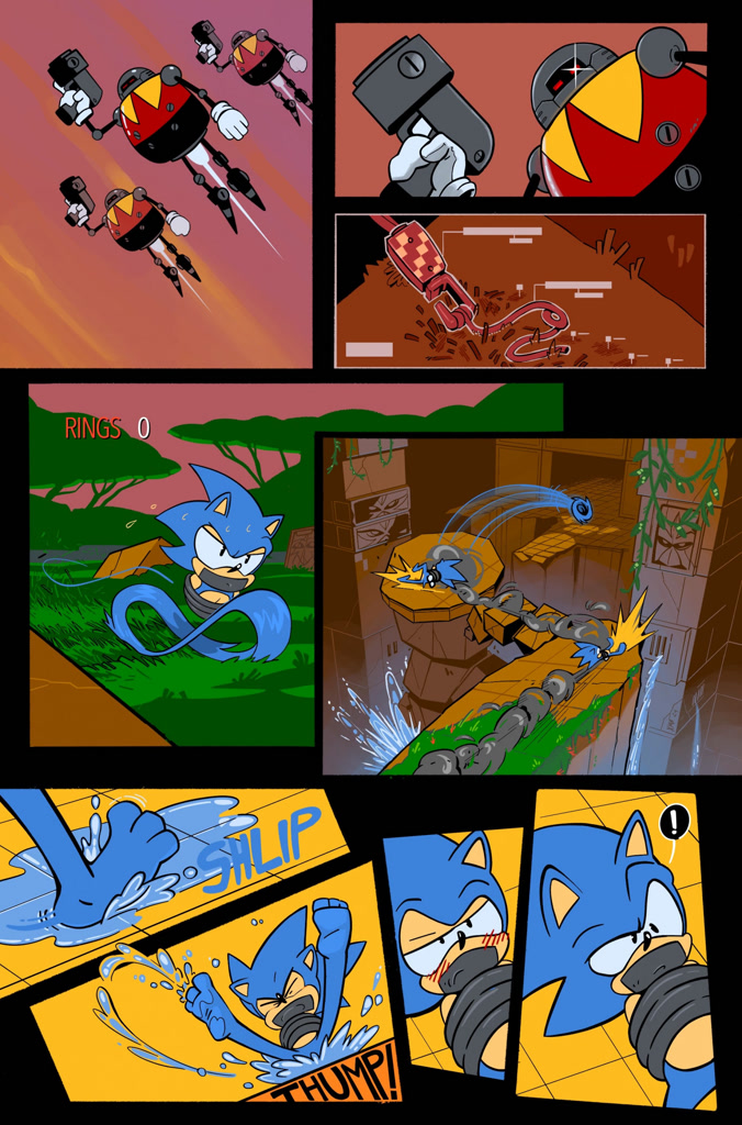 #374223 - safe, artist:impximon, classic sonic, sonic the hedgehog ...