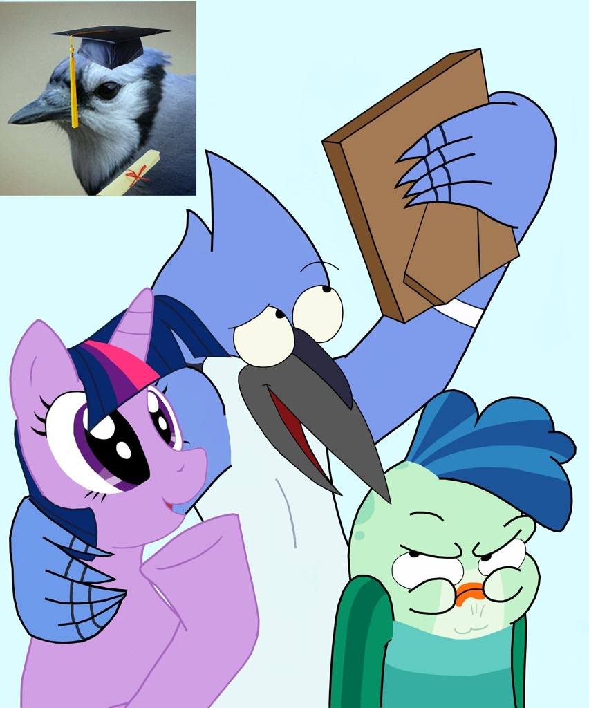 Regular Show Mlp Deviantart #397707 - safe, artist:cartuneslover16, mordecai (regular show ...