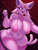 Size: 1300x1700 | Tagged: suggestive, artist:complextree, eeveelution, espeon, fictional species, mammal, anthro, nintendo, pokémon, 2024, absolute cleavage, bikini, bow, bow tie, breasts, cleavage, clothes, colored sclera, evening gloves, eyebrows, eyelashes, female, fluff, fur, gloves, huge breasts, leash, legwear, long gloves, looking at you, open mouth, pink bikini, pink body, pink eyes, pink fur, pink swimsuit, shoulder fluff, slit pupils, solo, solo female, swimsuit, teeth, thick thighs, thigh highs, thighs, wide hips