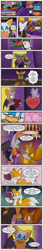 Size: 2000x11500 | Tagged: suggestive, artist:ardennorgate, miles "tails" prower (sonic), rouge the bat (sonic), bat, canine, fox, mammal, anthro, sega, sonic the hedgehog (series), absurd file size, blushing, box of chocolates, breasts, comic