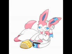 Size: 1440x1080 | Tagged: safe, artist:tontaro, eeveelution, fictional species, jolteon, mammal, sylveon, nintendo, pokémon, 2024, 2d, 2d animation, ambiguous gender, ambiguous only, animated, bedroom eyes, begging, belly flop, blue sclera, board, bottomwear, bowl, cell phone, chips, chocolate, chopping, clothes, colored sclera, container, cuddling, digital art, dress, duo, duo ambiguous, ears, eating, eyes closed, fluff, food, fur, hug, looking away, lying down, neck fluff, open mouth, phone, pinch, potato chips, purple sclera, ribbons (body part), simple background, sitting, sleeping, slightly chubby, smartphone, sound, speech bubble, standing, tail, teasing, thighs, tongue, unamused, webm, weight lifting, white background, why me, workout