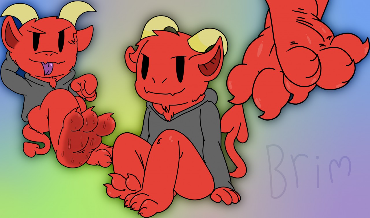 Redscript77 Foot Demon #325411 - suggestive, artist:rabbitwarrior, demon, fictional species ...
