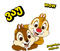 Size: 300x254 | Tagged: safe, artist:khatunak, chip (disney), dale (disney), chipmunk, mammal, rodent, disney, mickey and friends, animated, duo, gif, male